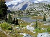 An alpine pond, Wind River Mountains