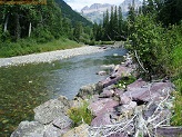 McDonald River in Glacier National Park