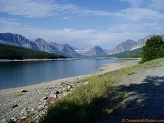 Sherburne Lake in Glacier National Park