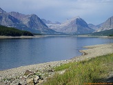 Sherburne Lake in Glacier National Park