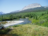 St. Mary River in Glacier National Park