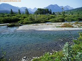 St. Mary River in Glacier National Park