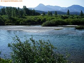 St. Mary River in Glacier National Park