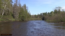 Trout stream in Michigan upper peninsual