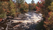 Trout stream in Michigan upper peninsual