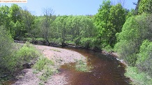 Trout stream in Michigan upper peninsual