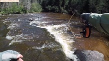 Trout stream in Michigan upper peninsual