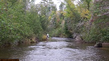 Trout stream in Michigan upper peninsual