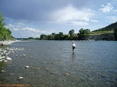 Yellowstone River near Columbus, Montana