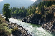 Yellowstone River in Yankee Jim Canyon