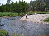 East Fork Black's Fork River in Uintah Wilderness