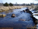 Flume Creek, a trout stream in East Central Wisconsin.