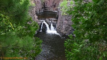 Copper Falls State Park in NE Wisconsin.