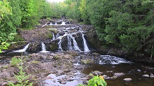 Virgin Cascades, Copper Falls State Park