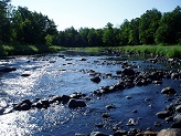 Jump River near Hwy H, WI