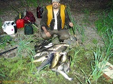Stringer of Fish from Crawfish River