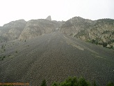 Mountain near SF Shoshone River in Wyoming