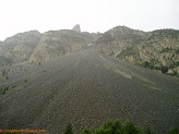 Mountain near SF Shoshone River in Wyoming