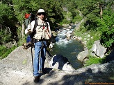 Hikng the Tongue River in Wyoming